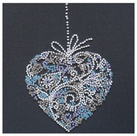 Abris Art. Lace heart Beading Kit