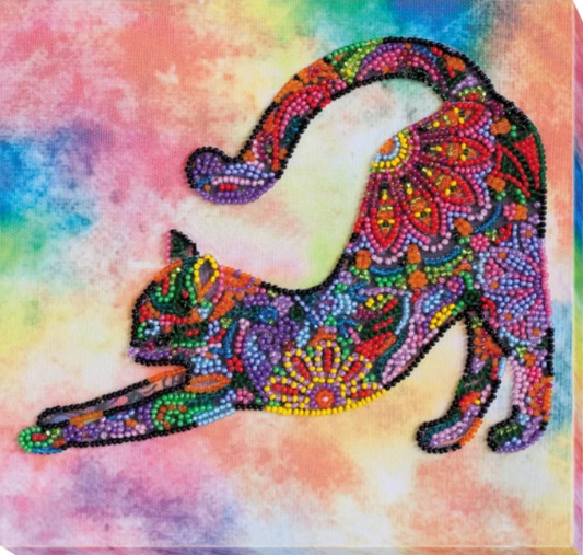 Abris Art. Playful Kitten Beading Kit