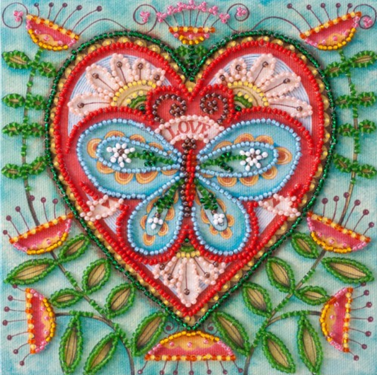 Abris Art. Summer Heart Beading Kit