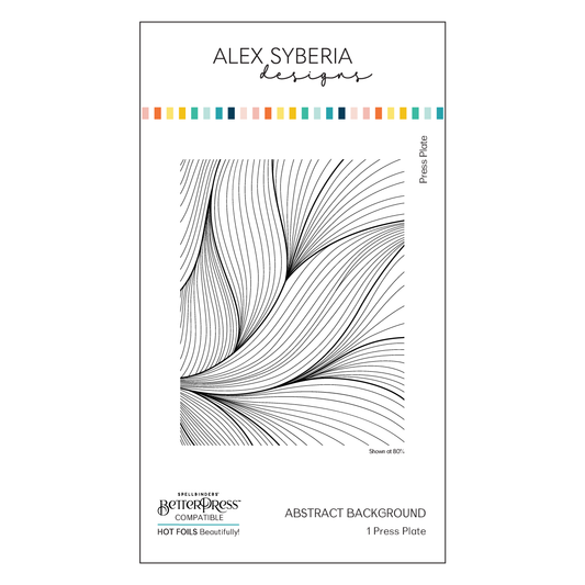 Alex Syberia Designs Abstract Background Press Plate