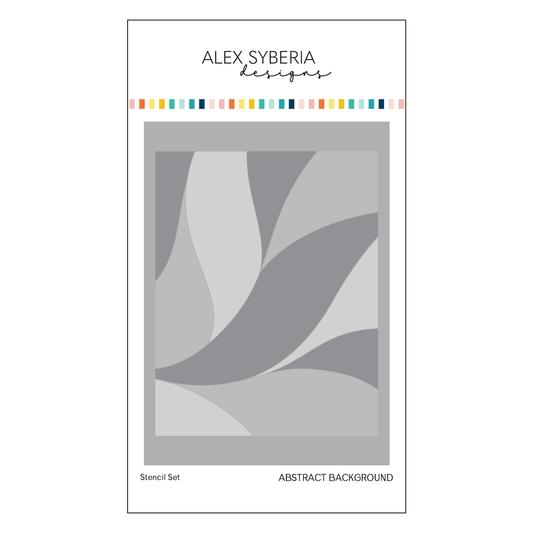 Alex Syberia Designs Abstract Background Stencil Set