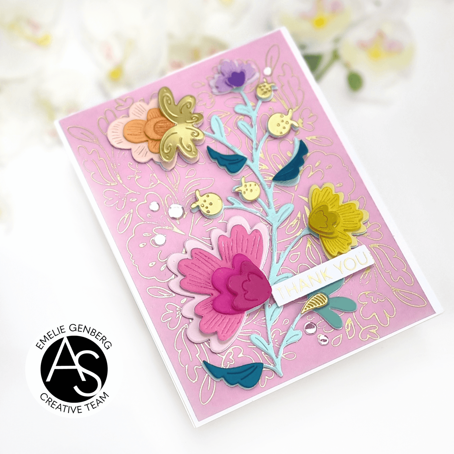 Alex Syberia Designs Beautiful Day Hot Foil Plate