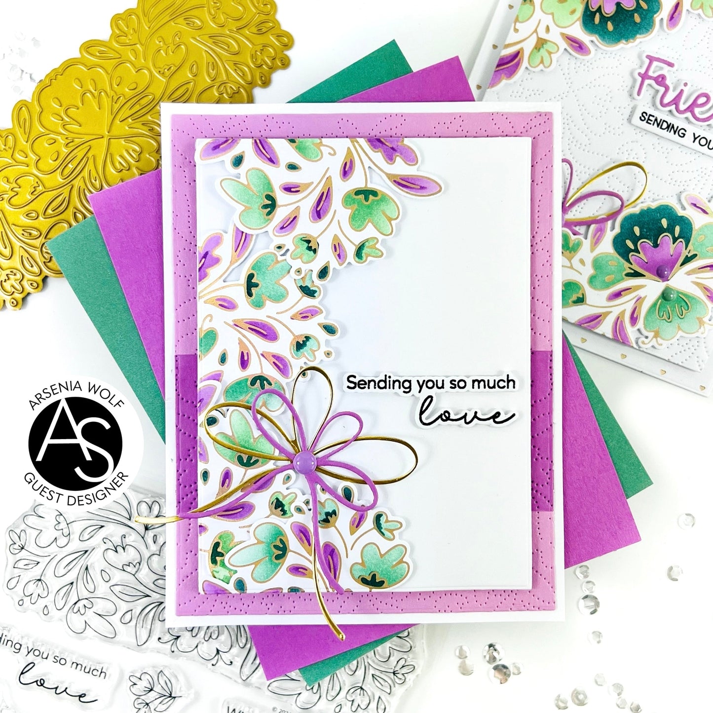Alex Syberia Designs Beautiful Day Hot Foil Plate