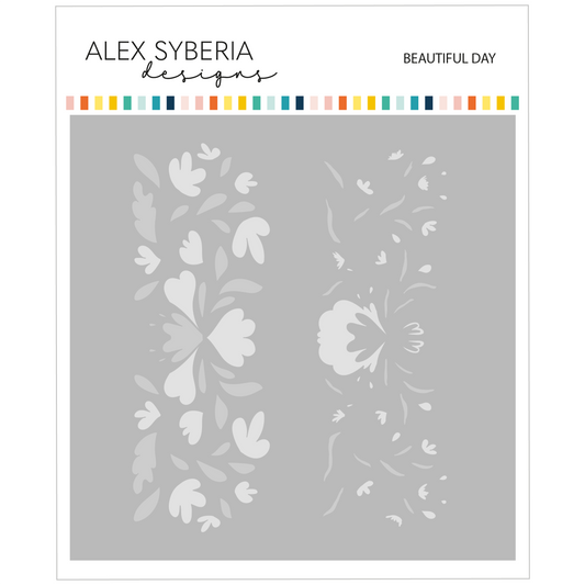Alex Syberia Designs Beautiful Day Stencil Set
