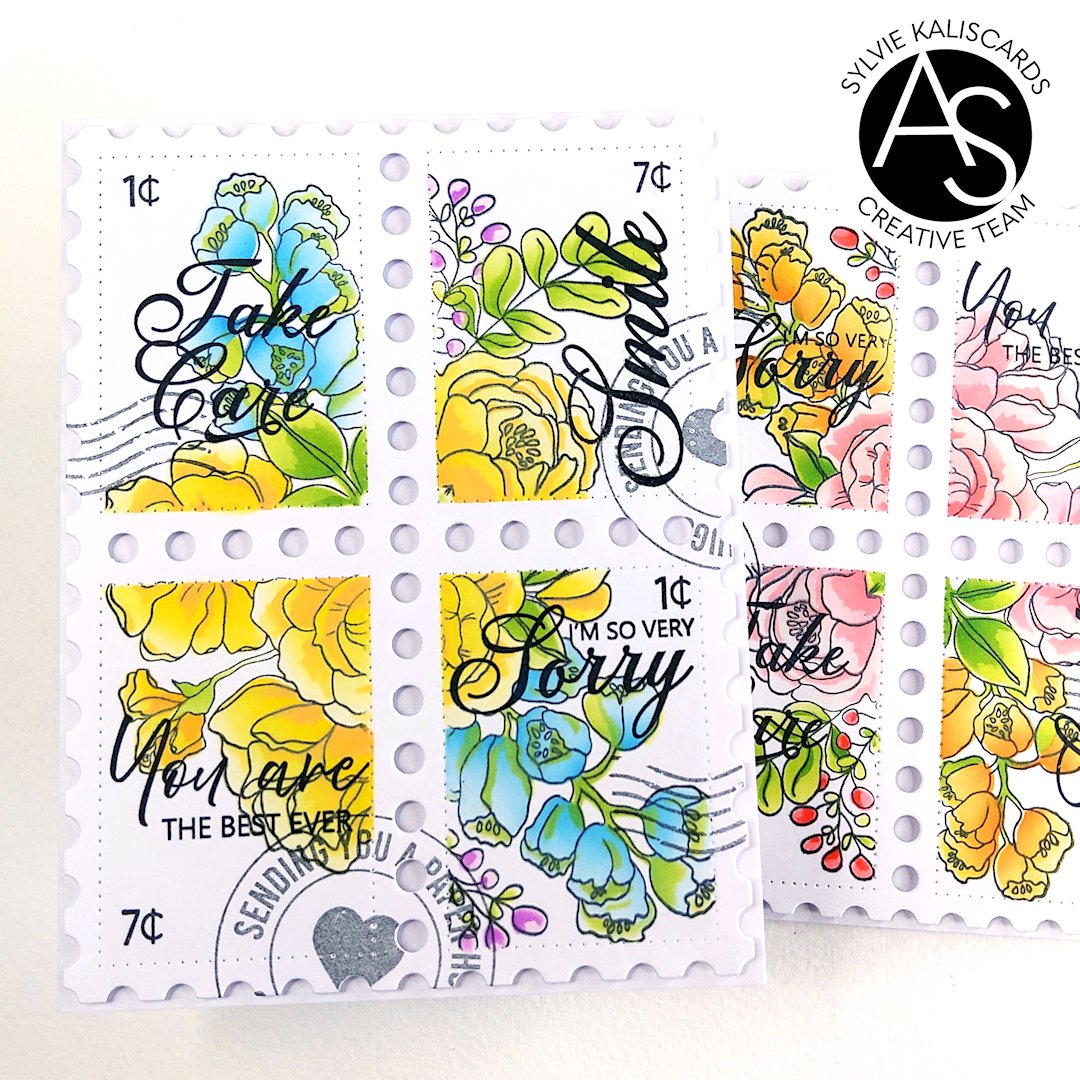 Alex Syberia Designs Birthday Bouquet Stamp Set