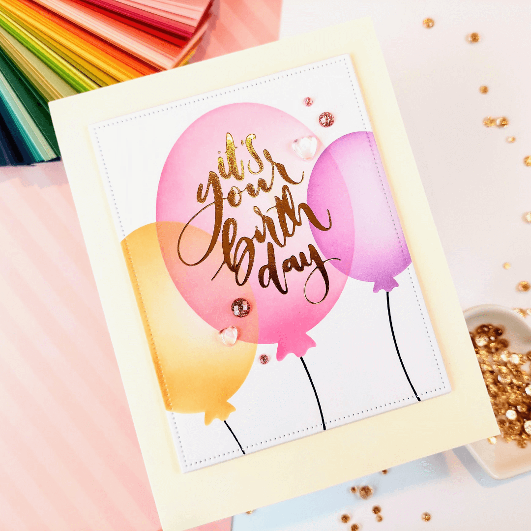 Alex Syberia Designs Bokeh Balloons Stencil