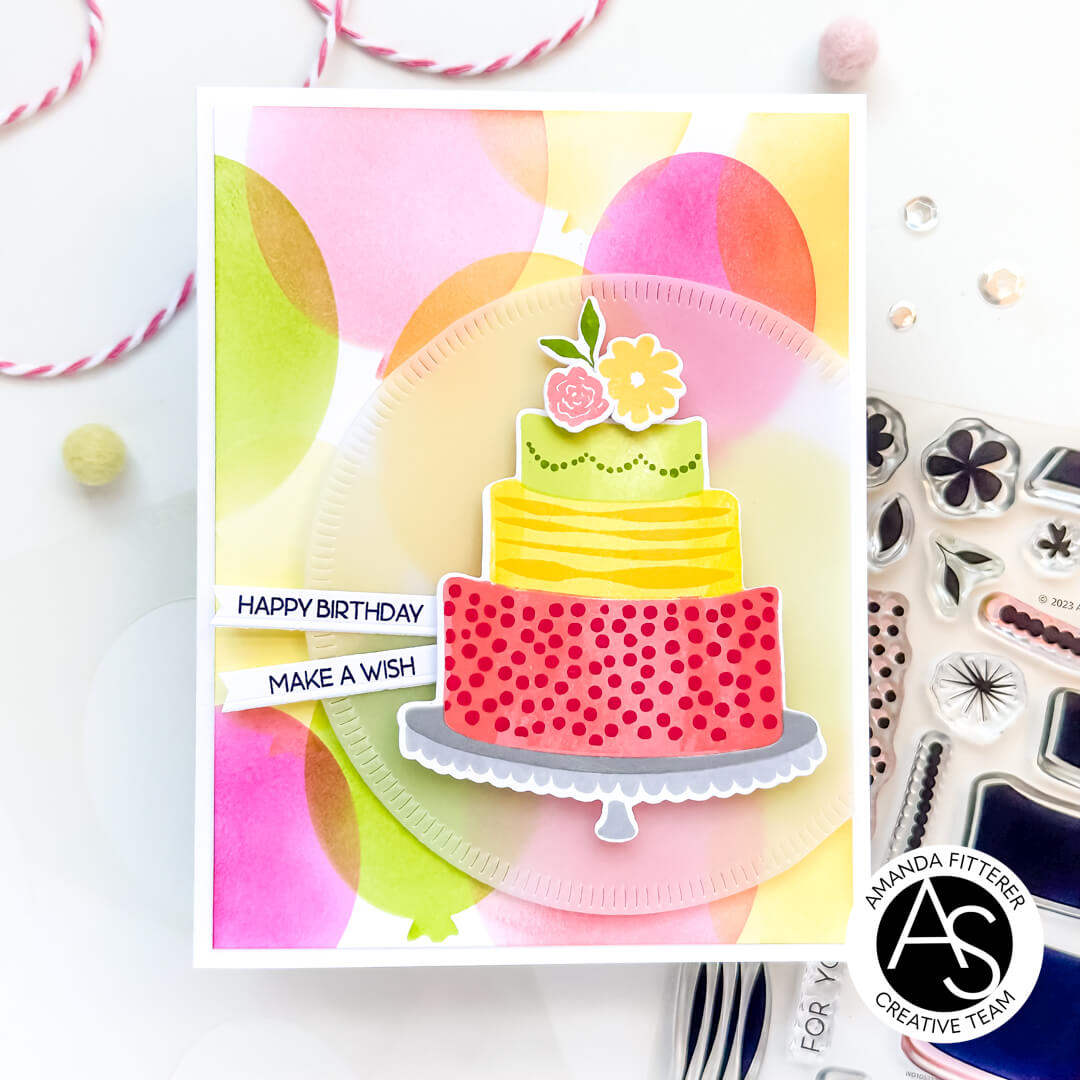 Alex Syberia Designs Bokeh Balloons Stencil