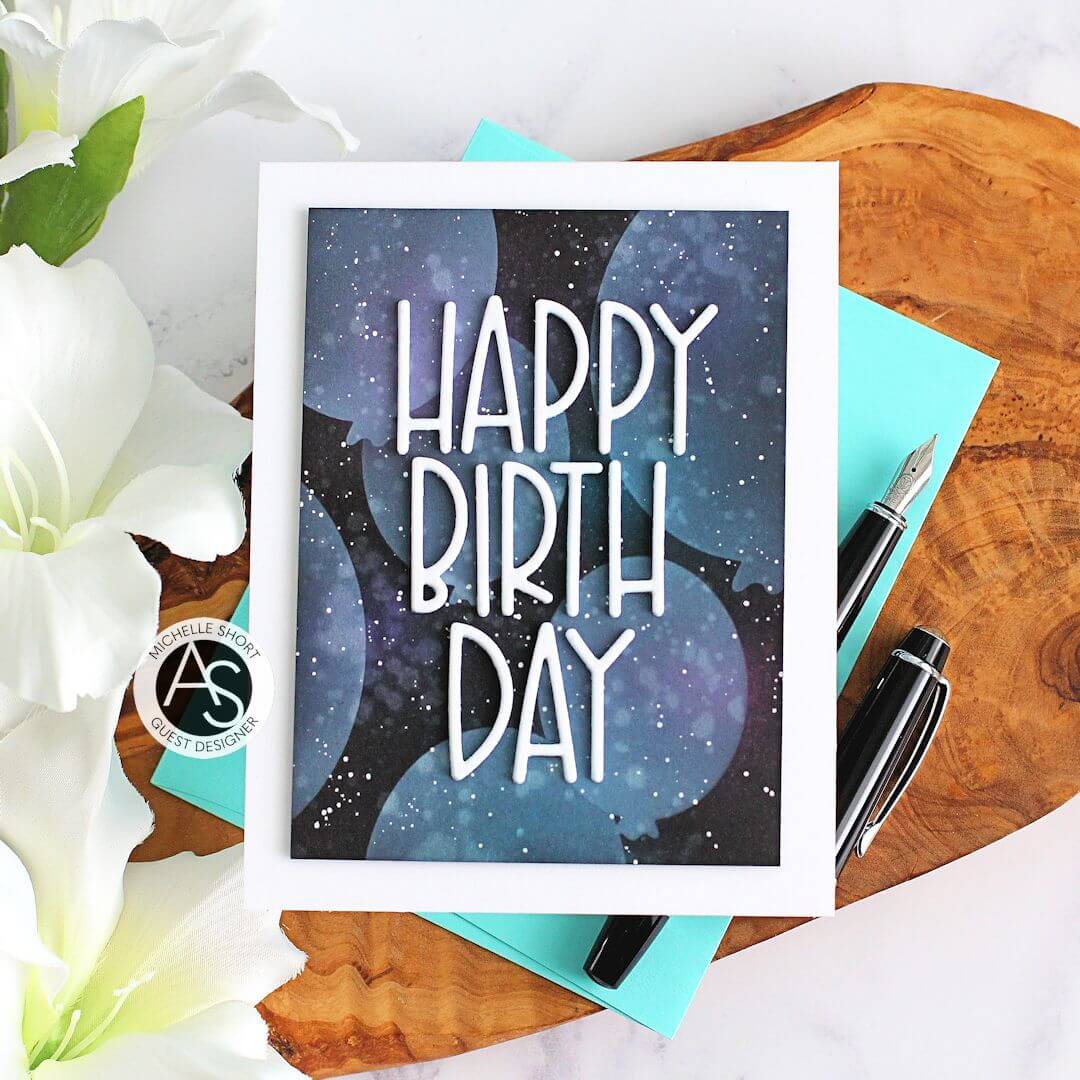 Alex Syberia Designs Bokeh Balloons Stencil