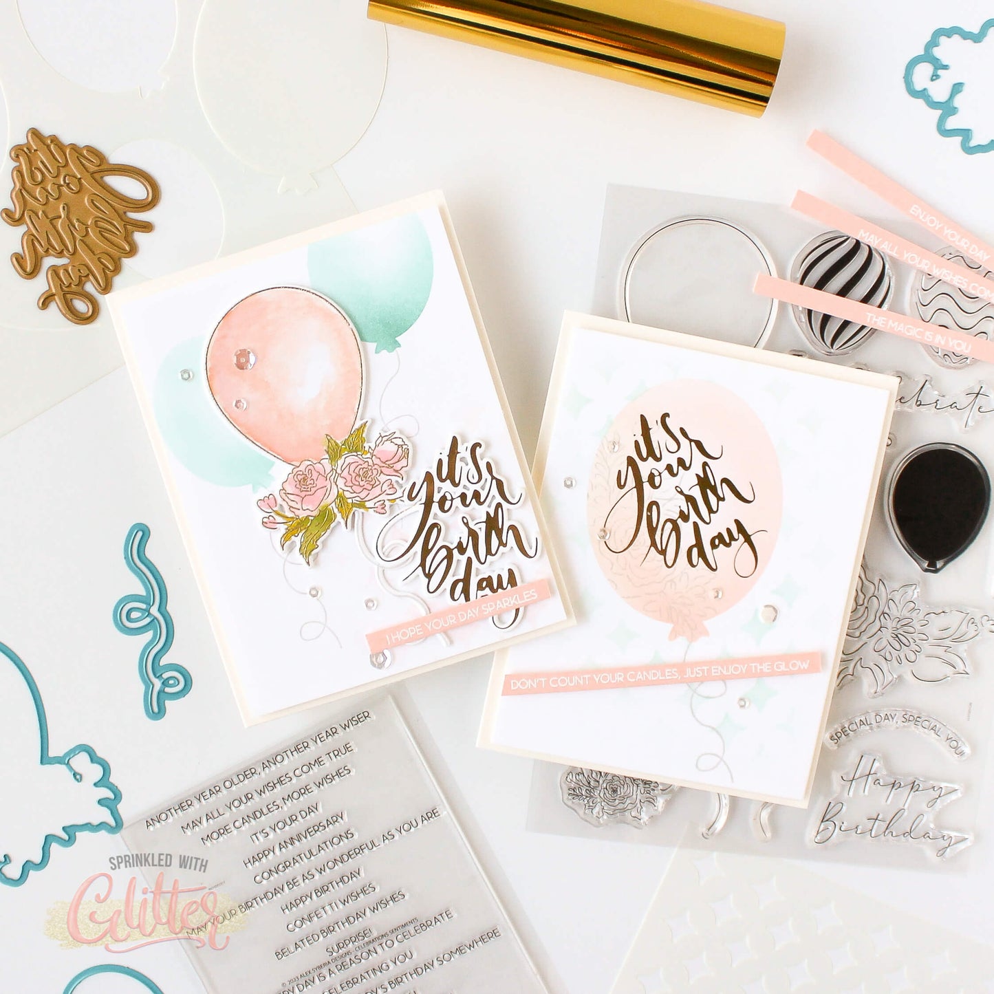 Alex Syberia Designs Bokeh Balloons Stencil