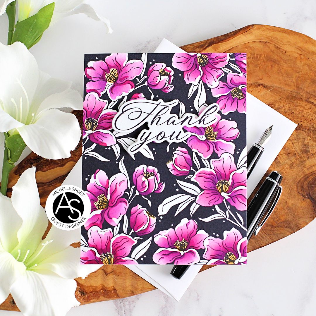 Alex Syberia Designs Charming Floral Background Stencil Set