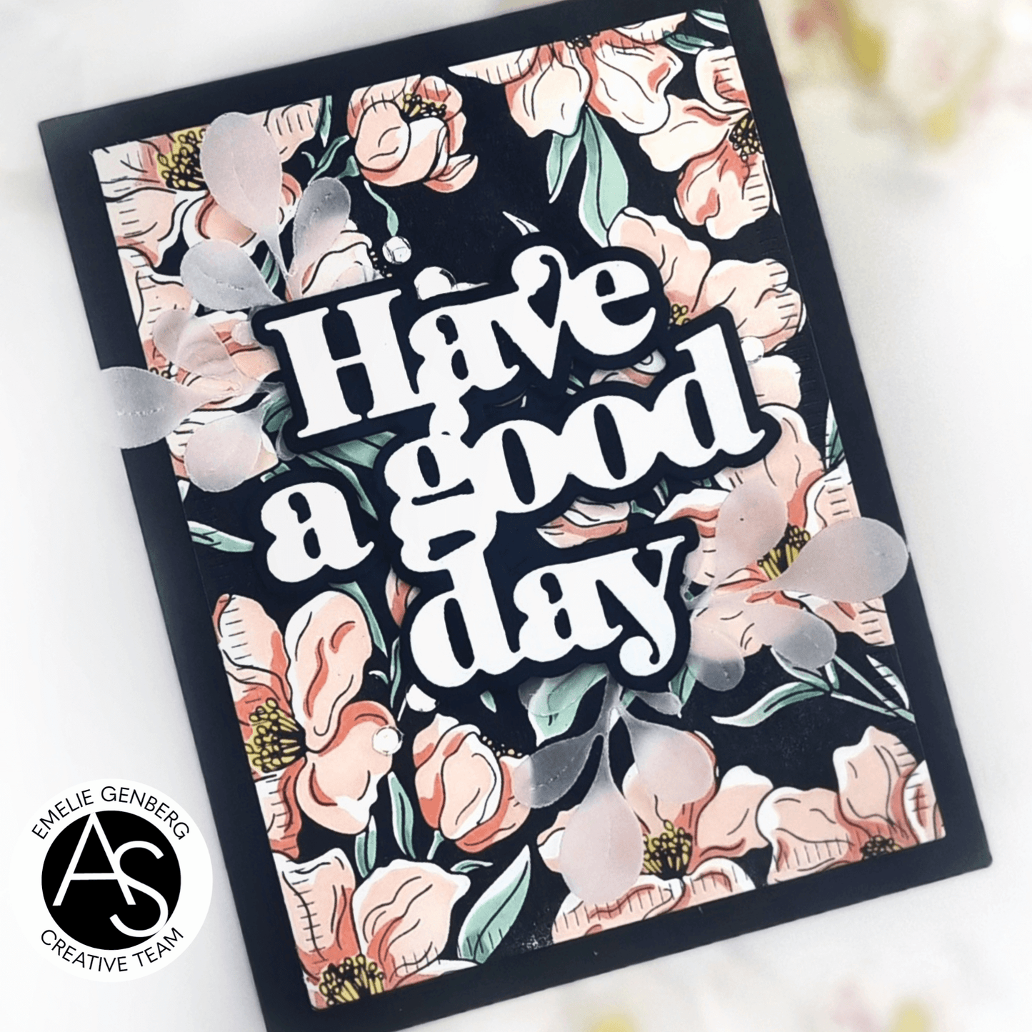 Alex Syberia Designs Charming Floral Background Stencil Set