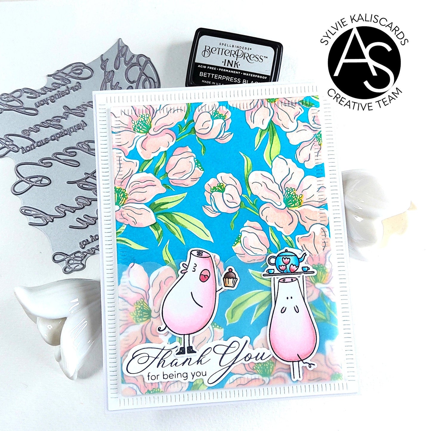 Alex Syberia Designs Charming Floral Background Stencil Set
