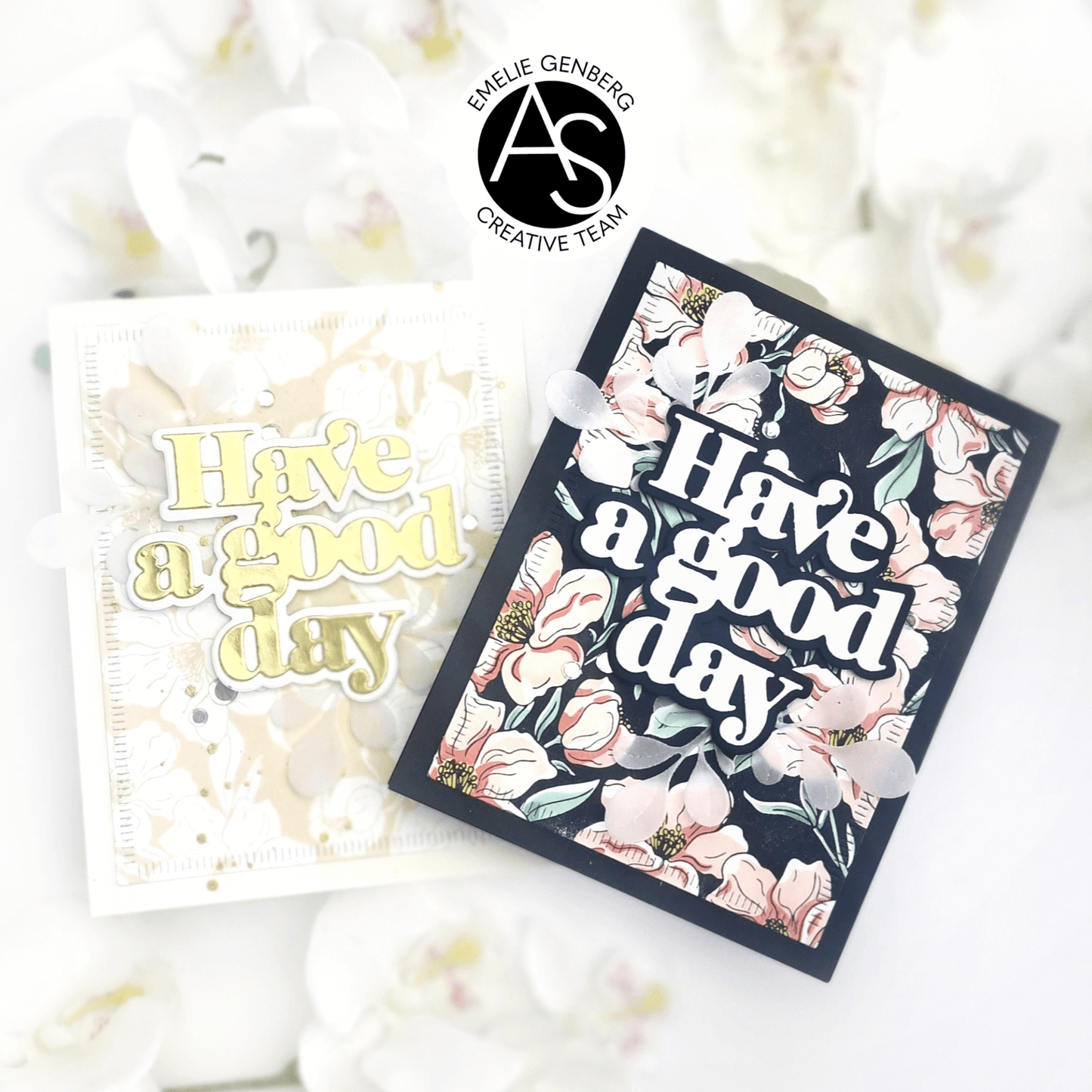 Alex Syberia Designs Charming Floral Background Stencil Set