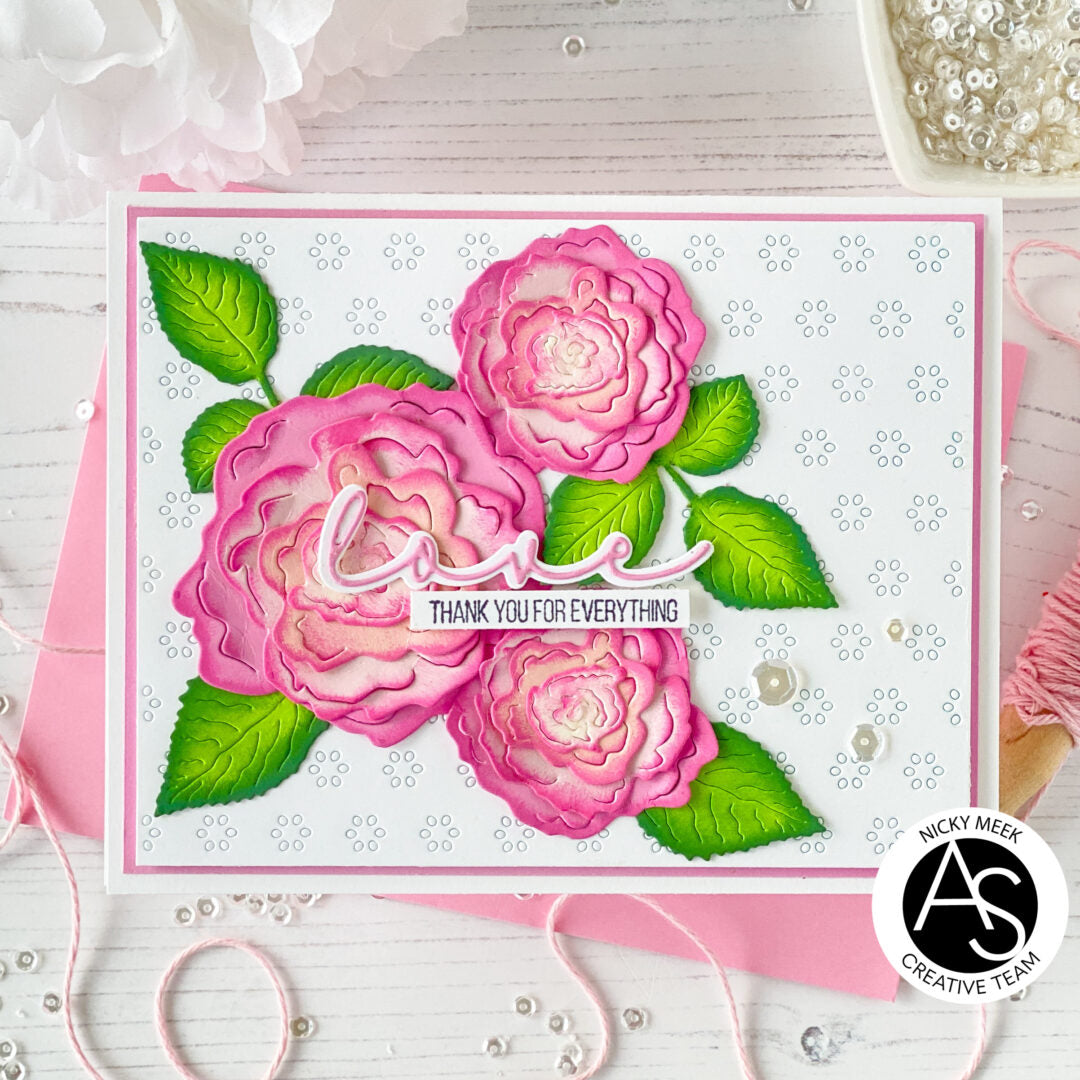 Alex Syberia Designs Chic Roses Layering Die Set