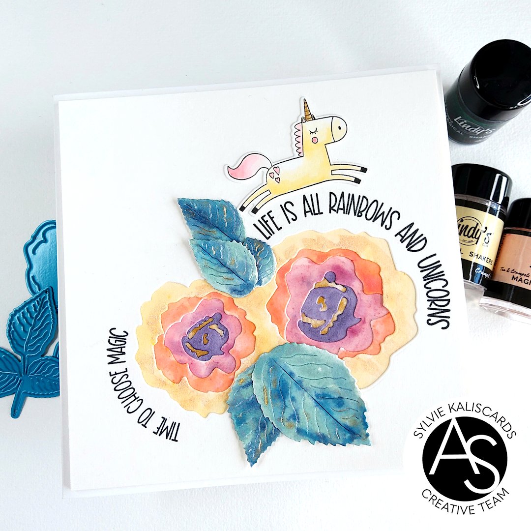 Alex Syberia Designs Chic Roses Layering Die Set