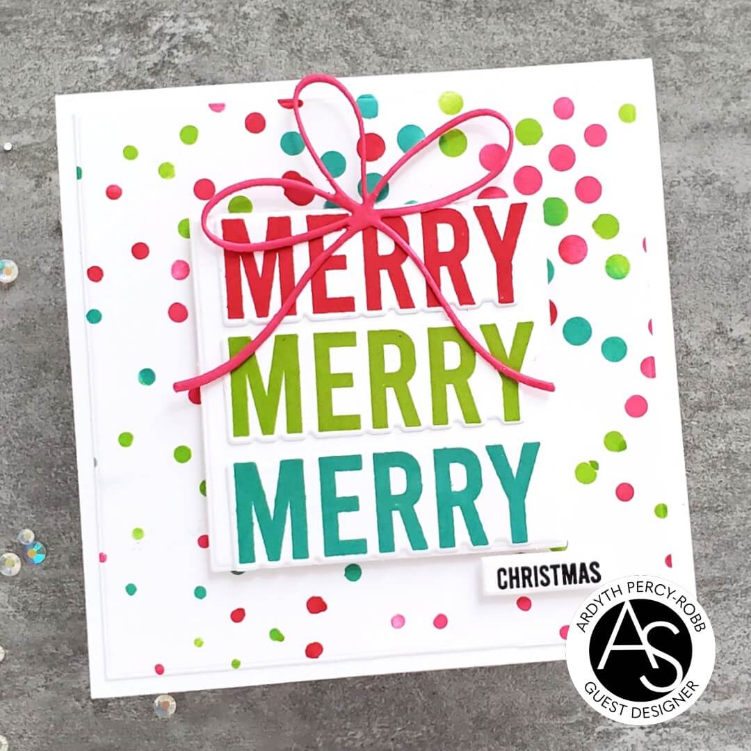 Alex Syberia Designs Christmas Sentiments Stamp Set