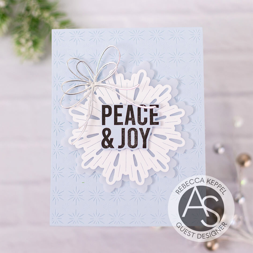 Alex Syberia Designs Christmas Sentiments Stamp Set