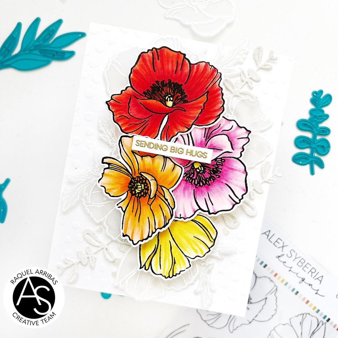 Alex Syberia Designs Cindy Lou's Poppies Die Set