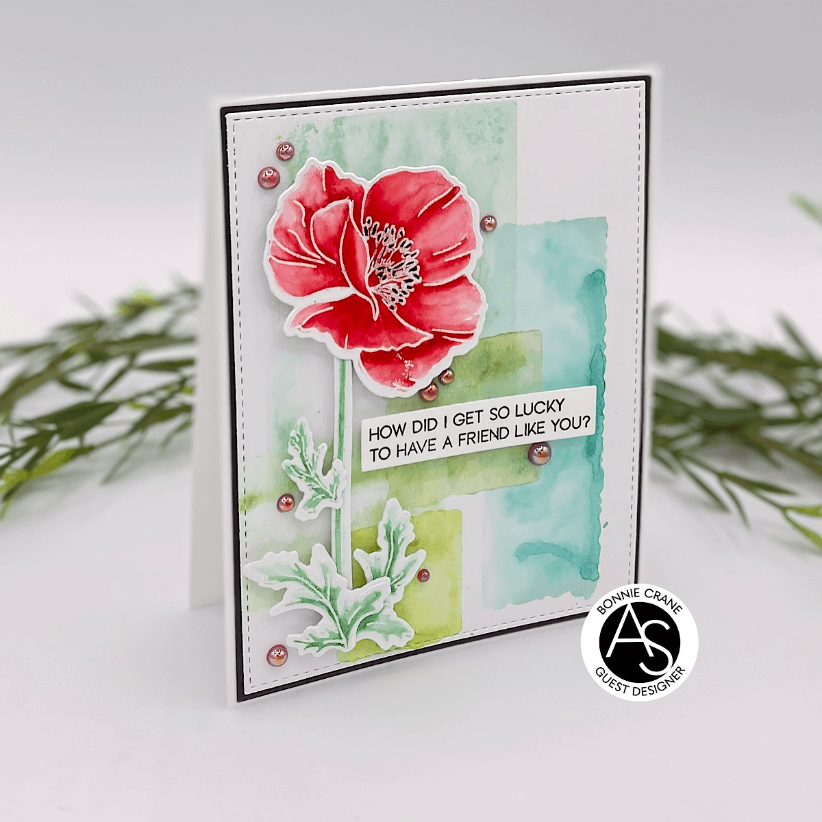 Alex Syberia Designs Cindy Lou's Poppies Stamp Set