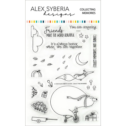 Alex Syberia Designs Collecting Memories Stamp Set