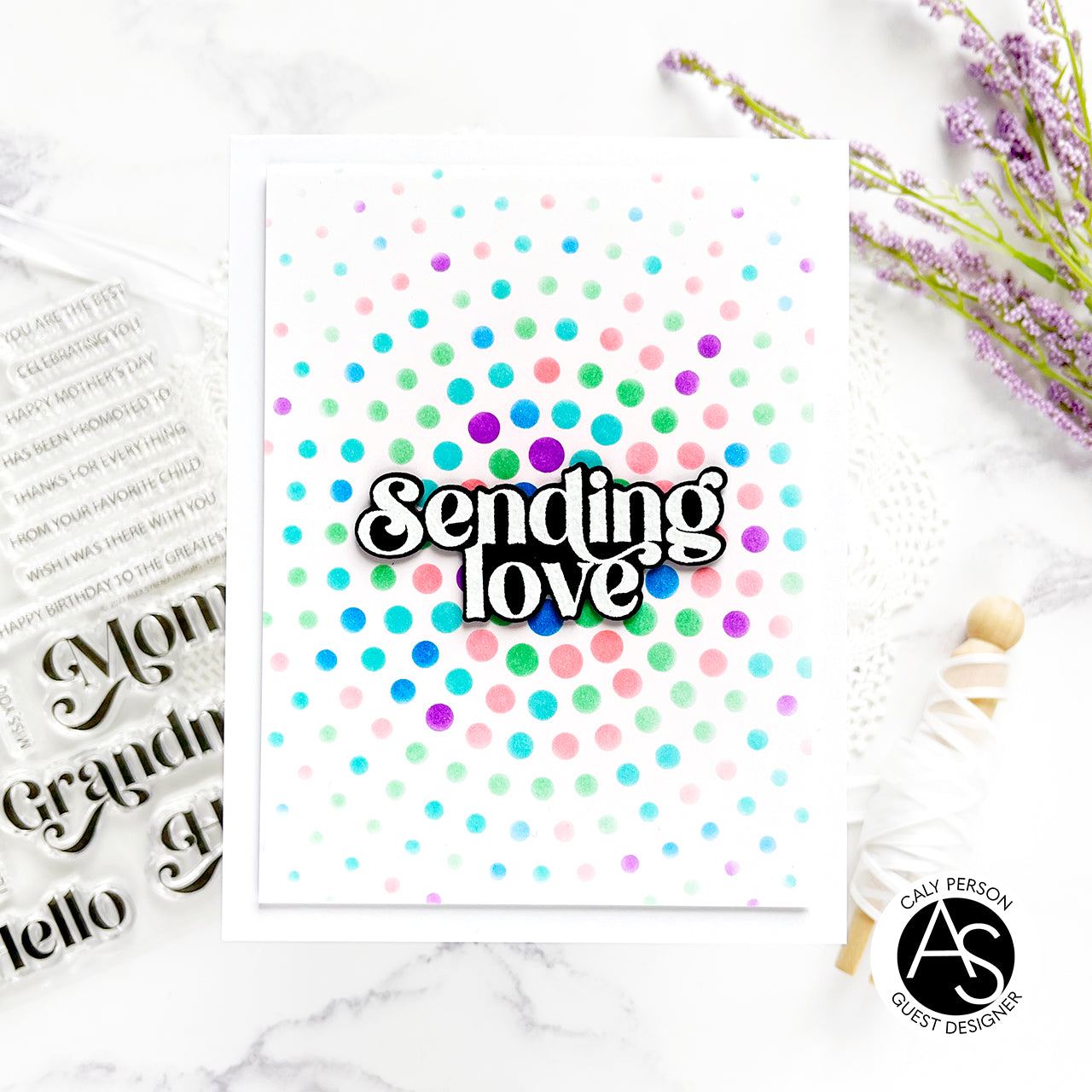 Alex Syberia Designs Confetti Stencil Set