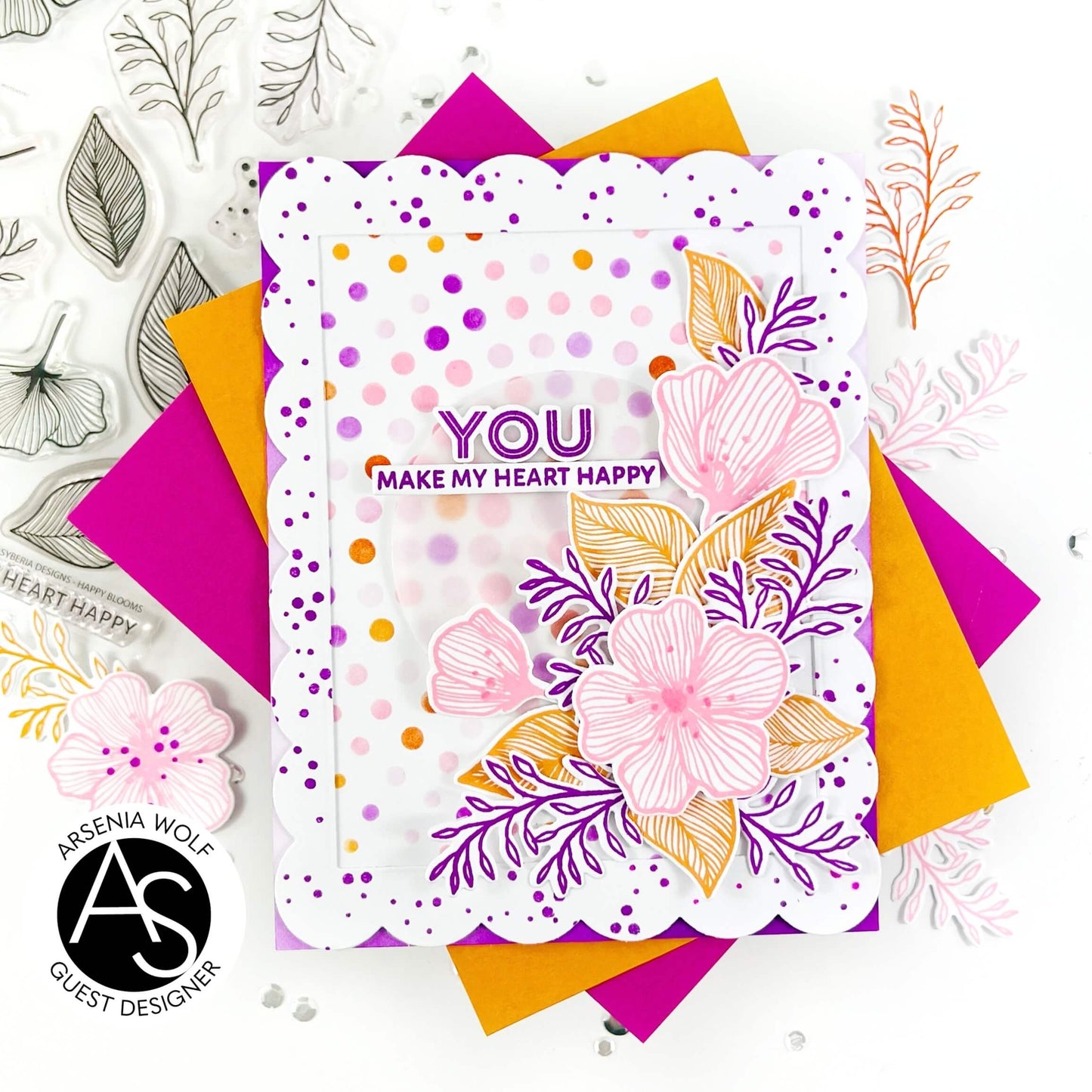 Alex Syberia Designs Confetti Stencil Set