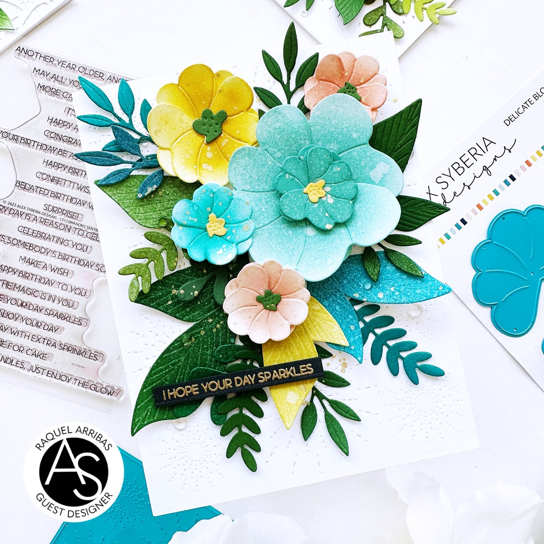 Alex Syberia Designs Delicate Blooms Die Set