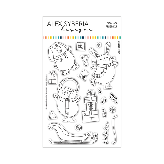 Alex Syberia Designs Falala Friends Stamp Set