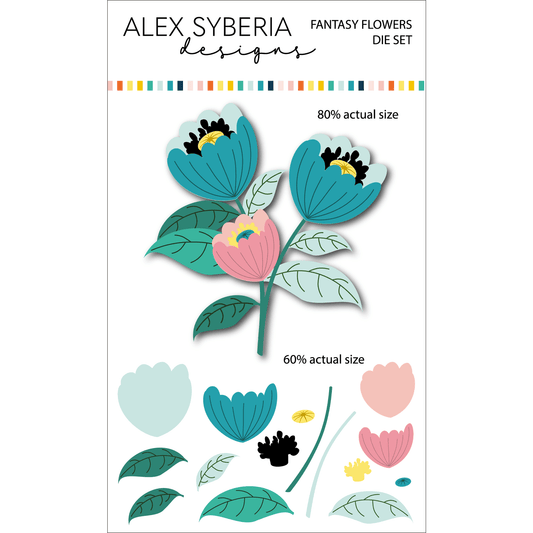 Alex Syberia Designs Fantasy Flowers Die Set