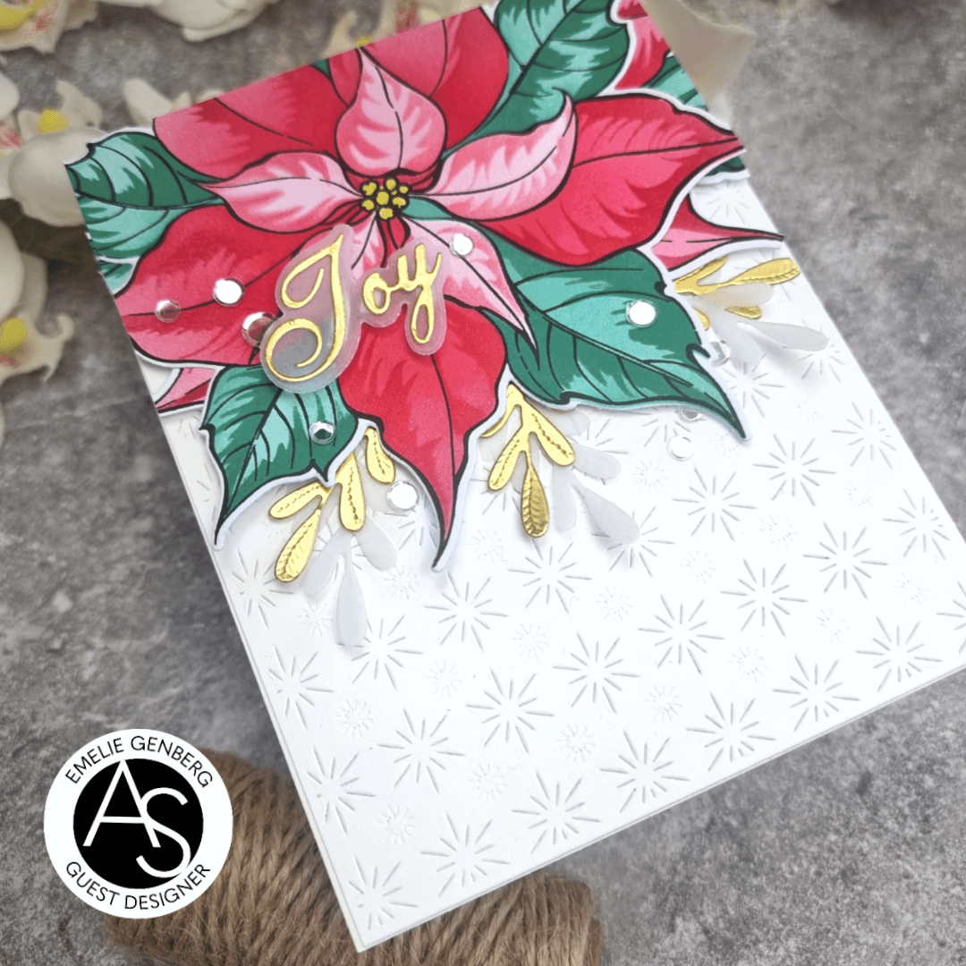 Alex Syberia Designs Festive Poinsettia Die Set
