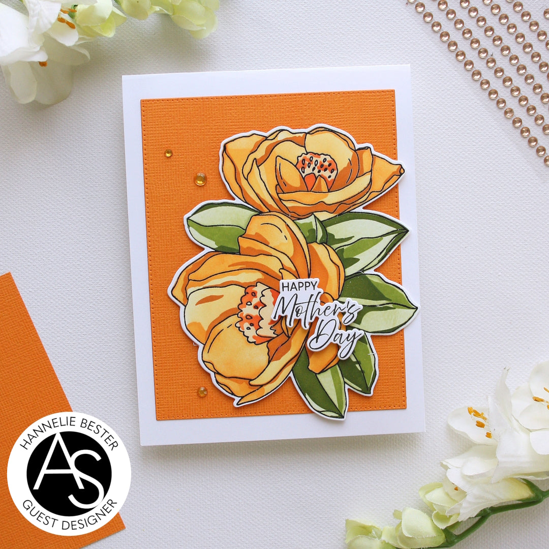 Alex Syberia Designs Heartfelt Blooms Stamp Set