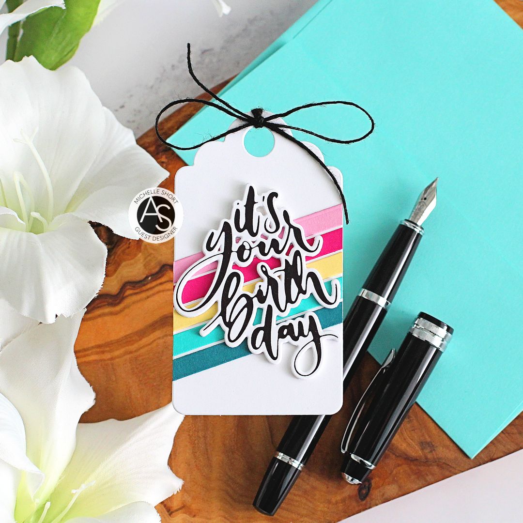 Alex Syberia Designs It's your birthday Hot Foil Plate and Die Set