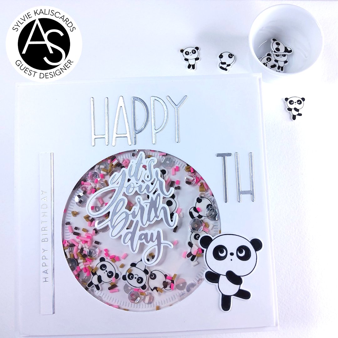 Alex Syberia Designs It's your birthday Hot Foil Plate and Die Set