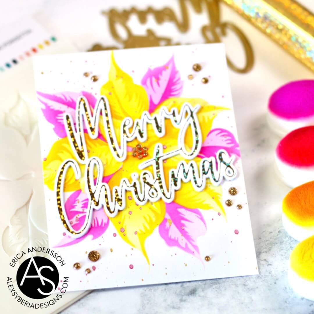 Alex Syberia Designs Large Merry Christmas Die