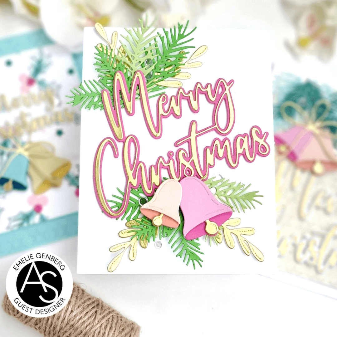 Alex Syberia Designs Large Merry Christmas Die