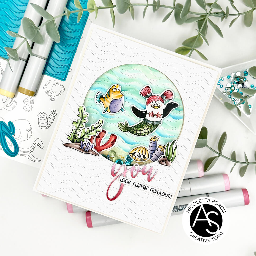 Alex Syberia Designs Mermaid's Melody Cover Die