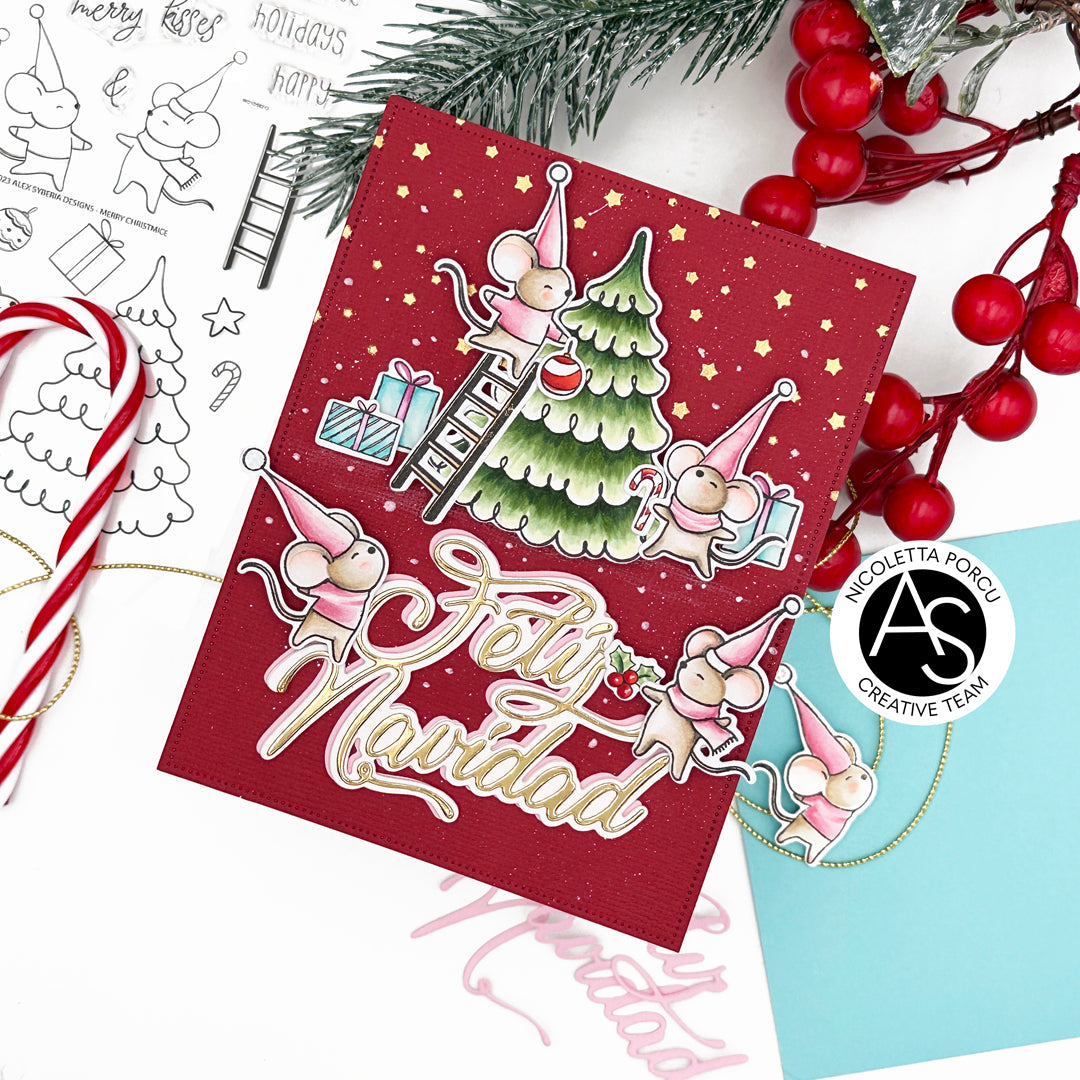 Alex Syberia Designs Merry Christmice Die Set