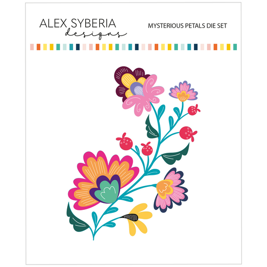 Alex Syberia Designs Mysterious Petals Die Set