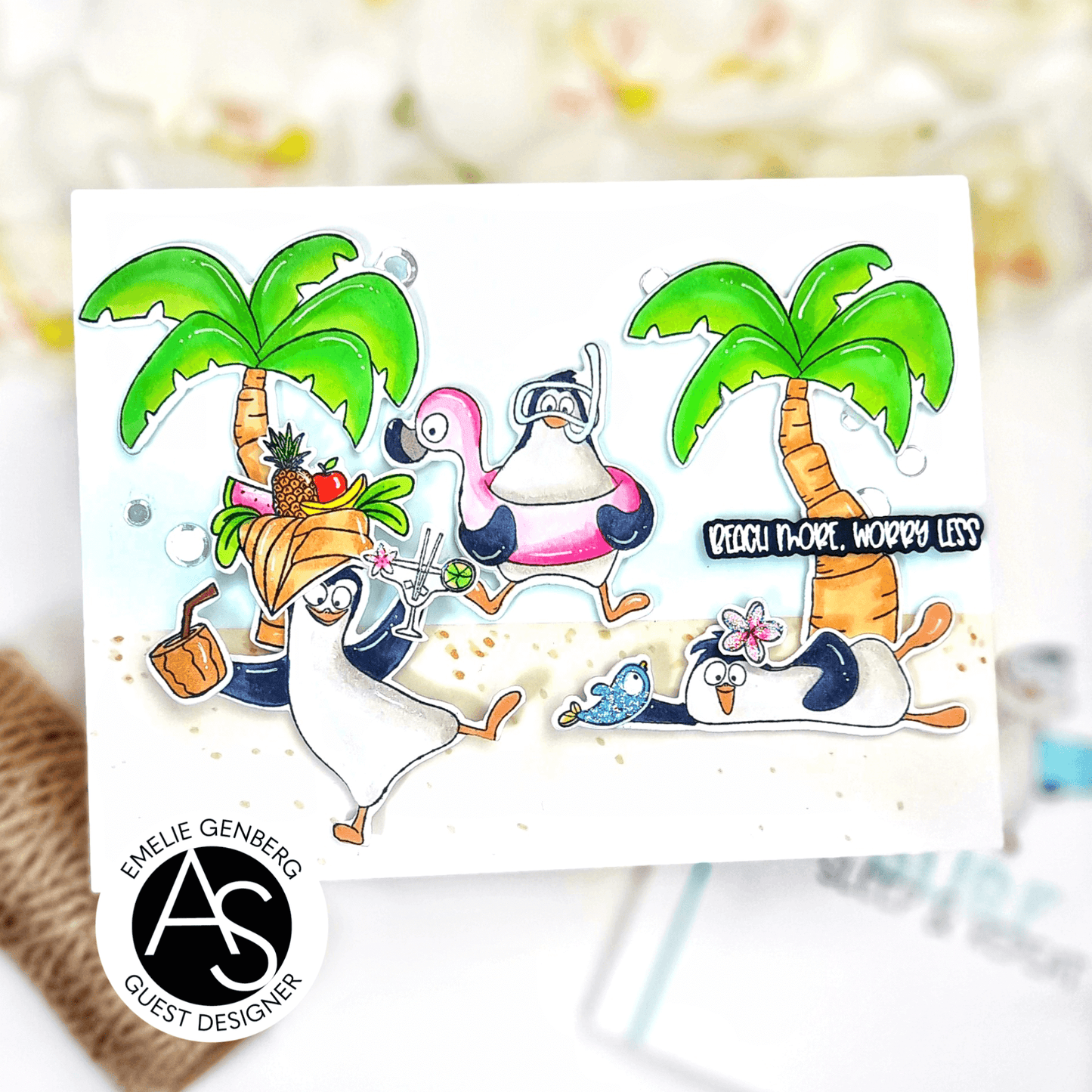Alex Syberia Designs Pengu-tastic Holiday Stamp Set