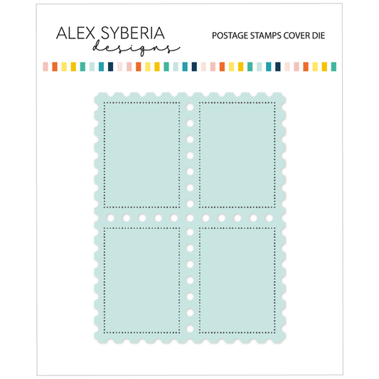 Alex Syberia Designs Postage Stamps Cover Die