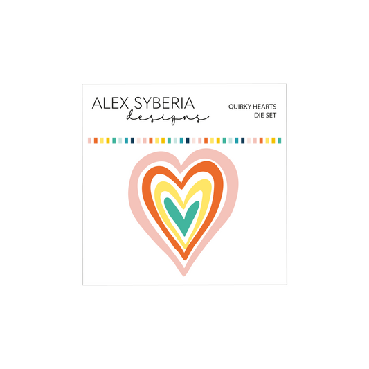 Alex Syberia Designs Quirky Hearts Die Set