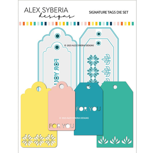 Alex Syberia Designs Signature Tags Die Set