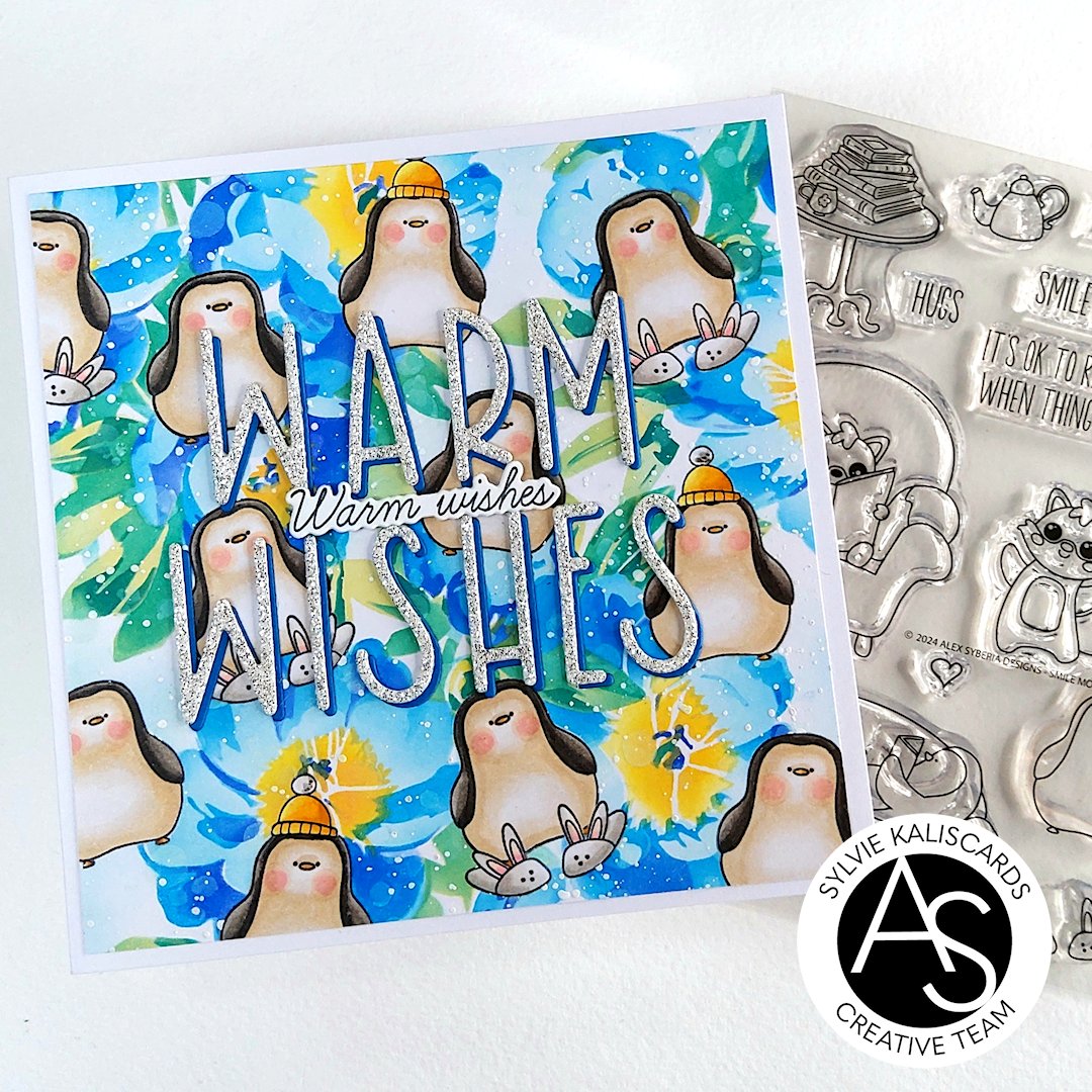 Alex Syberia Designs Smile More Stamp Set