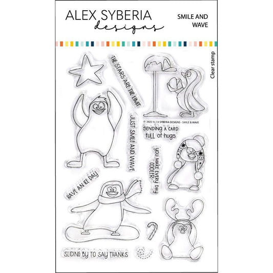 Alex Syberia Designs Smile and Wave Stamp Set