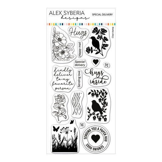 Alex Syberia Designs Special Delivery Stamp Set