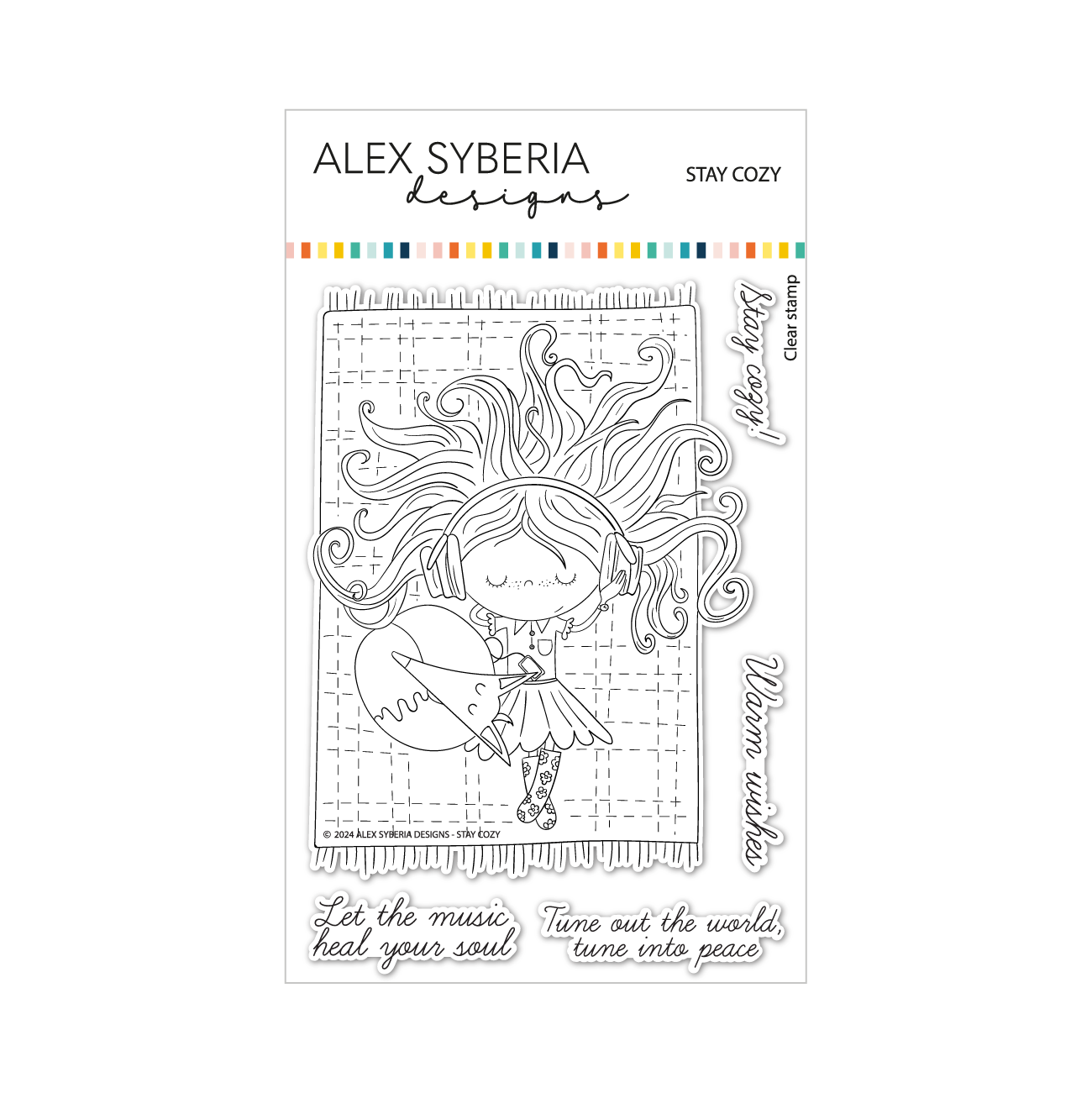 Alex Syberia Designs Stay Cozy Stamp Set