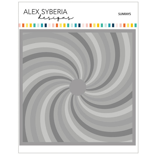 Alex Syberia Designs Sunrays Stencil Set (4pcs)