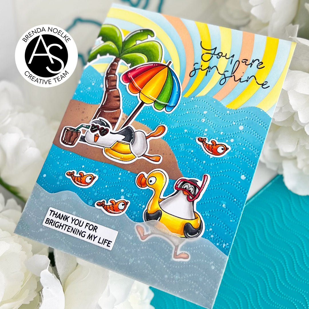 Alex Syberia Designs Sunrays Stencil Set (4pcs)