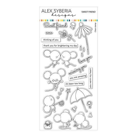 Alex Syberia Designs Sweet Friend Stamp Set