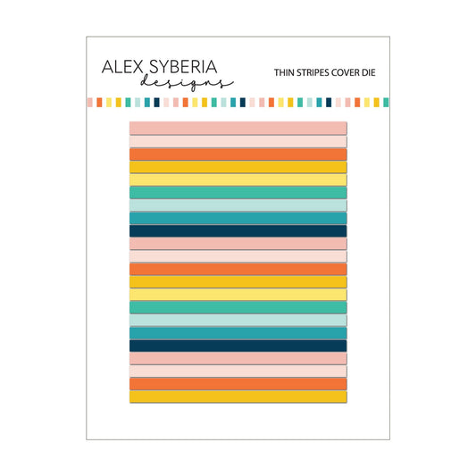 Alex Syberia Designs Thin Stripes Cover Die